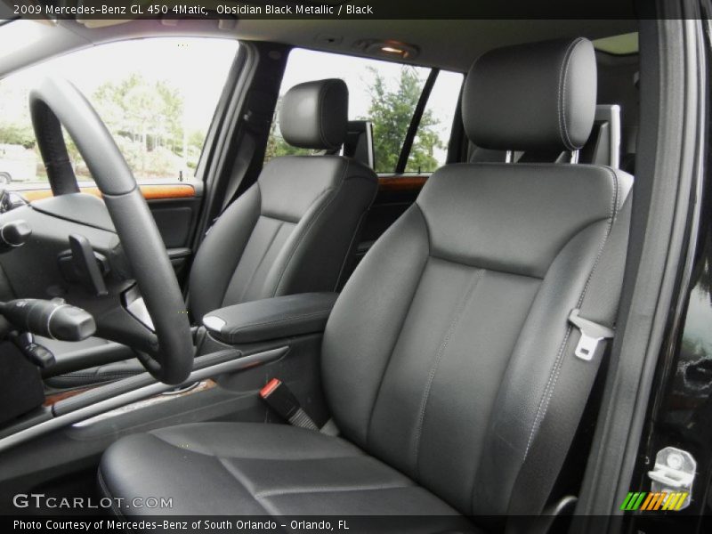 Obsidian Black Metallic / Black 2009 Mercedes-Benz GL 450 4Matic