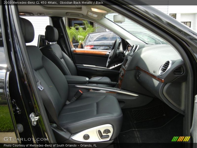 Obsidian Black Metallic / Black 2009 Mercedes-Benz GL 450 4Matic
