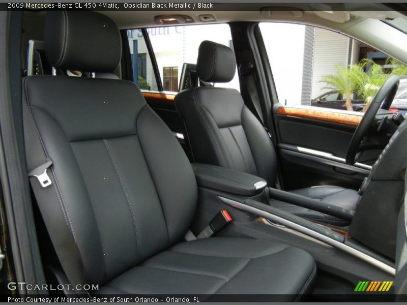 Obsidian Black Metallic / Black 2009 Mercedes-Benz GL 450 4Matic