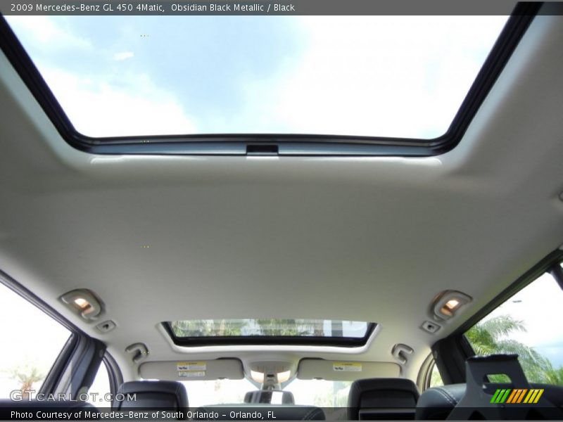 Obsidian Black Metallic / Black 2009 Mercedes-Benz GL 450 4Matic