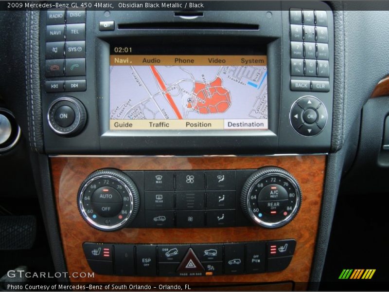 Obsidian Black Metallic / Black 2009 Mercedes-Benz GL 450 4Matic
