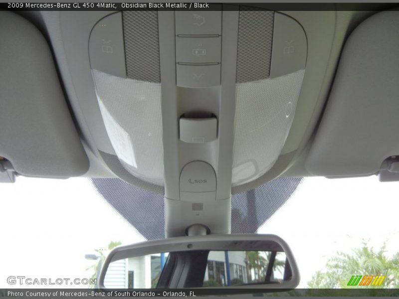 Obsidian Black Metallic / Black 2009 Mercedes-Benz GL 450 4Matic