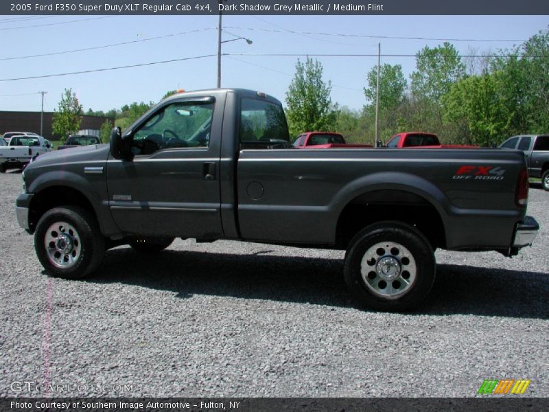 Dark Shadow Grey Metallic / Medium Flint 2005 Ford F350 Super Duty XLT Regular Cab 4x4