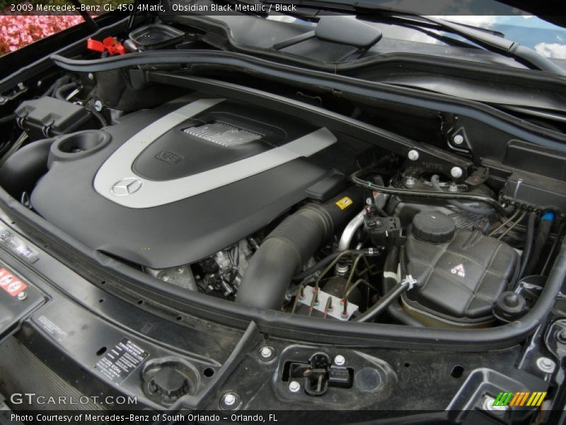 Obsidian Black Metallic / Black 2009 Mercedes-Benz GL 450 4Matic
