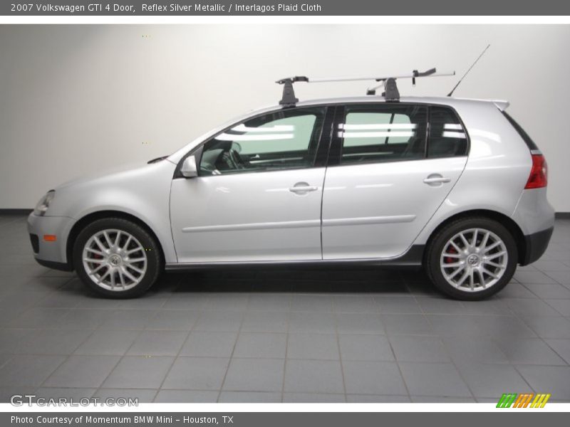 Reflex Silver Metallic / Interlagos Plaid Cloth 2007 Volkswagen GTI 4 Door
