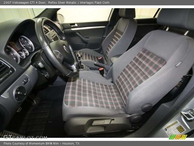 Reflex Silver Metallic / Interlagos Plaid Cloth 2007 Volkswagen GTI 4 Door