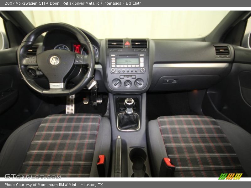 Reflex Silver Metallic / Interlagos Plaid Cloth 2007 Volkswagen GTI 4 Door