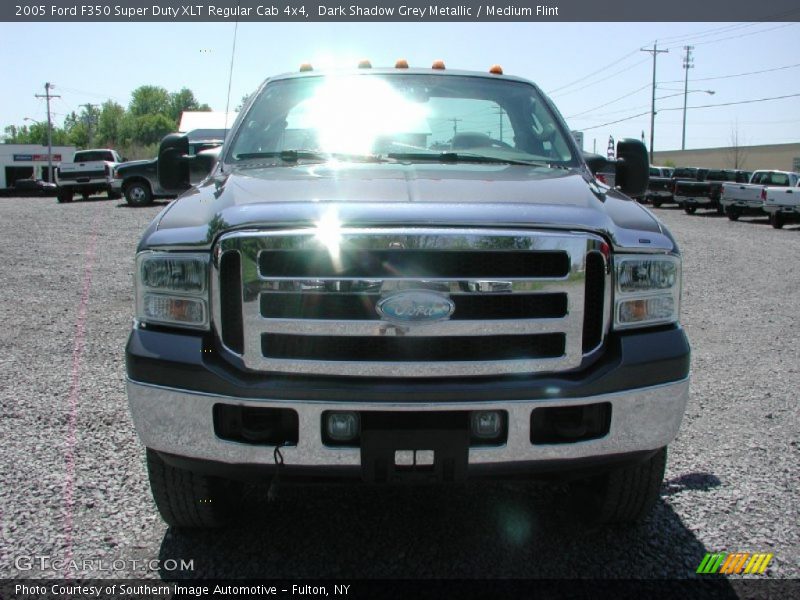 Dark Shadow Grey Metallic / Medium Flint 2005 Ford F350 Super Duty XLT Regular Cab 4x4