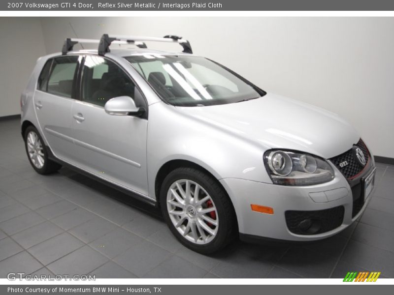 Reflex Silver Metallic / Interlagos Plaid Cloth 2007 Volkswagen GTI 4 Door