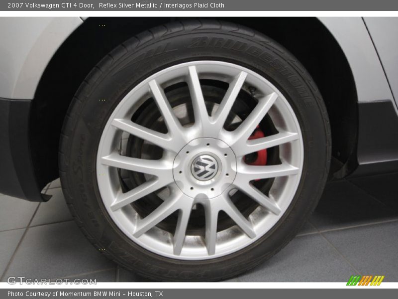 Reflex Silver Metallic / Interlagos Plaid Cloth 2007 Volkswagen GTI 4 Door