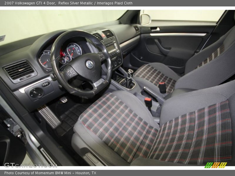 Reflex Silver Metallic / Interlagos Plaid Cloth 2007 Volkswagen GTI 4 Door
