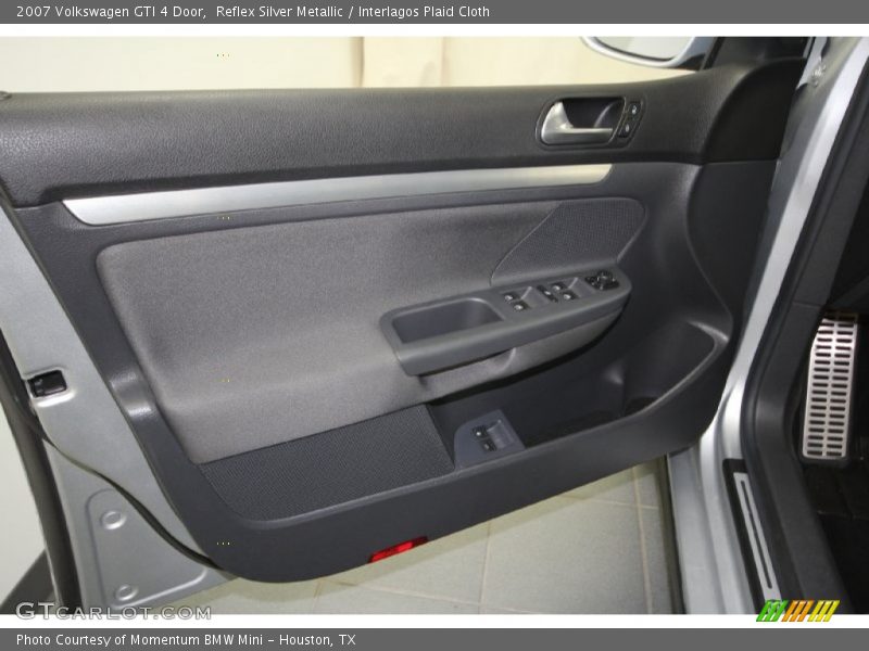 Reflex Silver Metallic / Interlagos Plaid Cloth 2007 Volkswagen GTI 4 Door