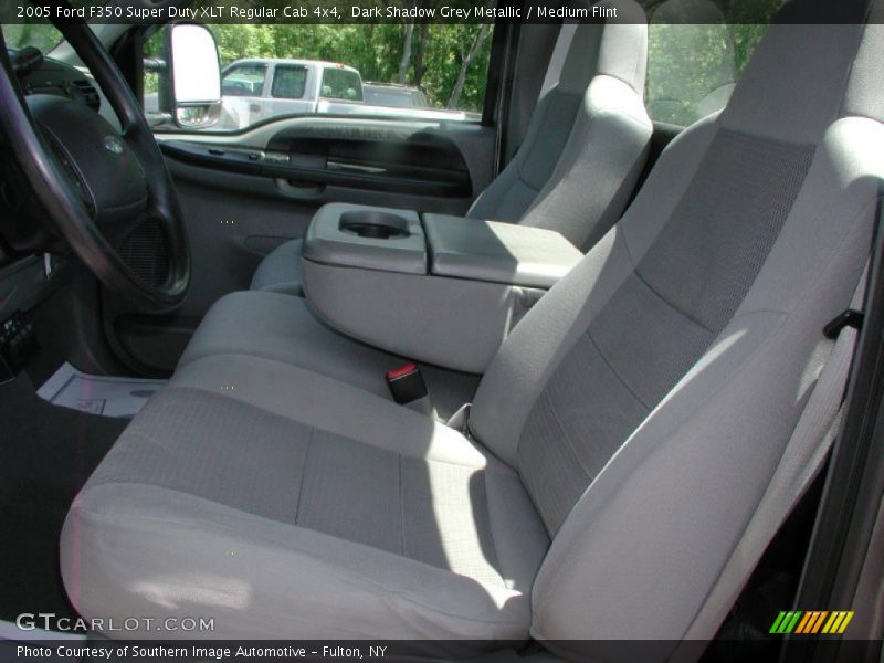 Dark Shadow Grey Metallic / Medium Flint 2005 Ford F350 Super Duty XLT Regular Cab 4x4
