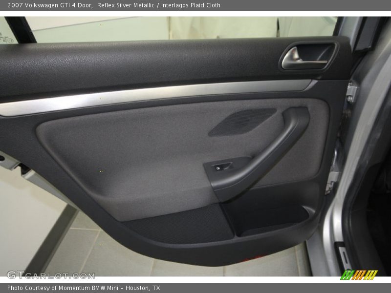 Reflex Silver Metallic / Interlagos Plaid Cloth 2007 Volkswagen GTI 4 Door