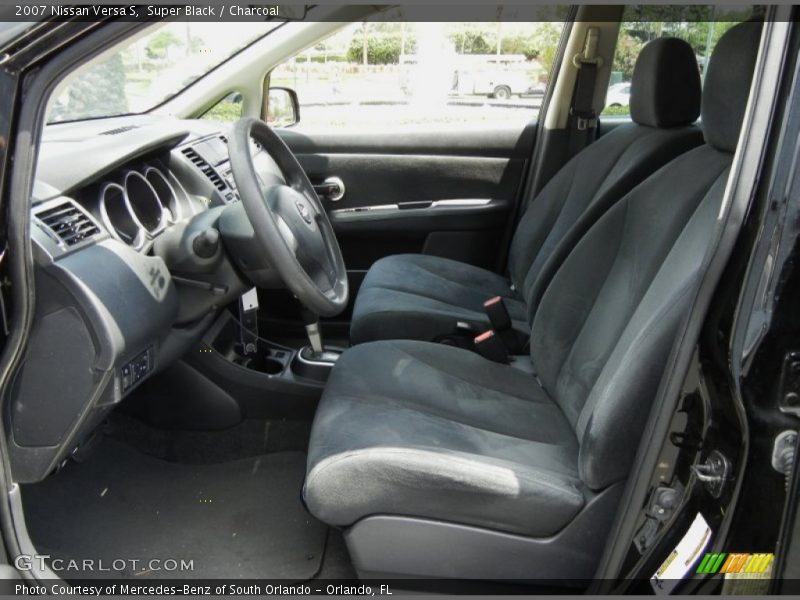 Super Black / Charcoal 2007 Nissan Versa S