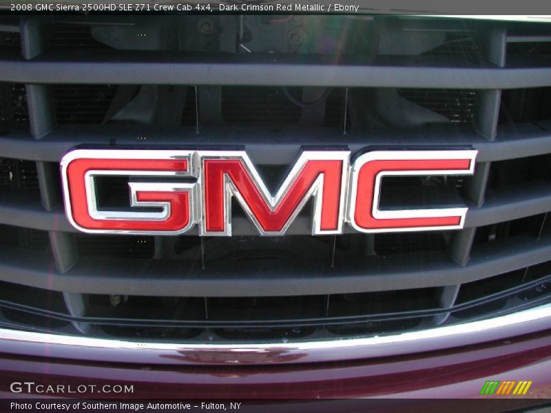 Dark Crimson Red Metallic / Ebony 2008 GMC Sierra 2500HD SLE Z71 Crew Cab 4x4