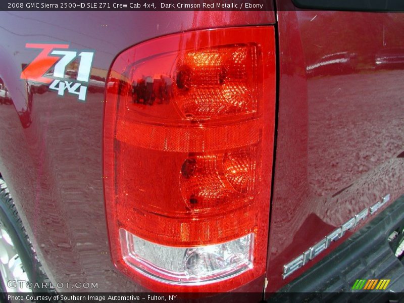 Dark Crimson Red Metallic / Ebony 2008 GMC Sierra 2500HD SLE Z71 Crew Cab 4x4