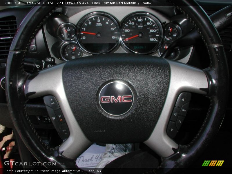Dark Crimson Red Metallic / Ebony 2008 GMC Sierra 2500HD SLE Z71 Crew Cab 4x4