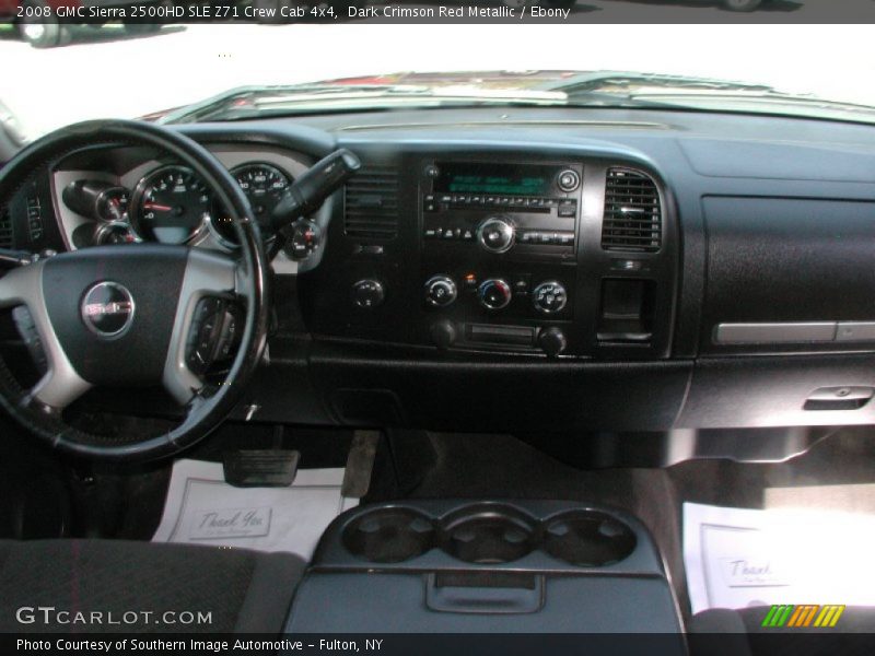 Dark Crimson Red Metallic / Ebony 2008 GMC Sierra 2500HD SLE Z71 Crew Cab 4x4