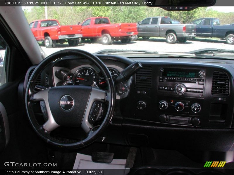 Dark Crimson Red Metallic / Ebony 2008 GMC Sierra 2500HD SLE Z71 Crew Cab 4x4