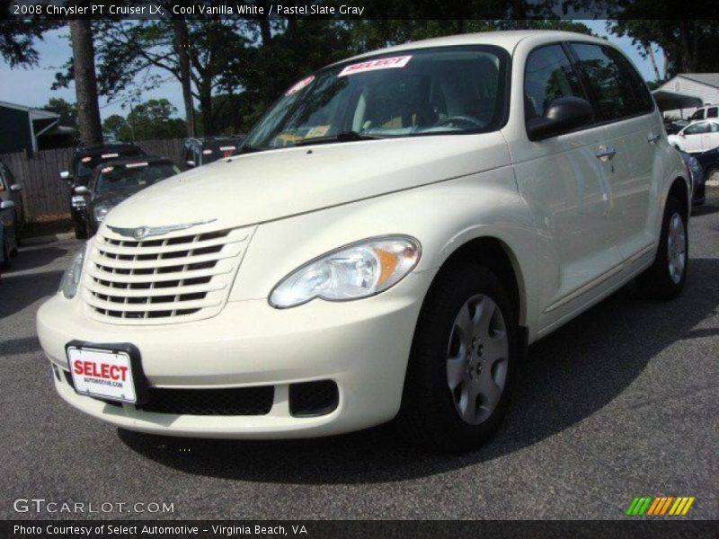 Cool Vanilla White / Pastel Slate Gray 2008 Chrysler PT Cruiser LX