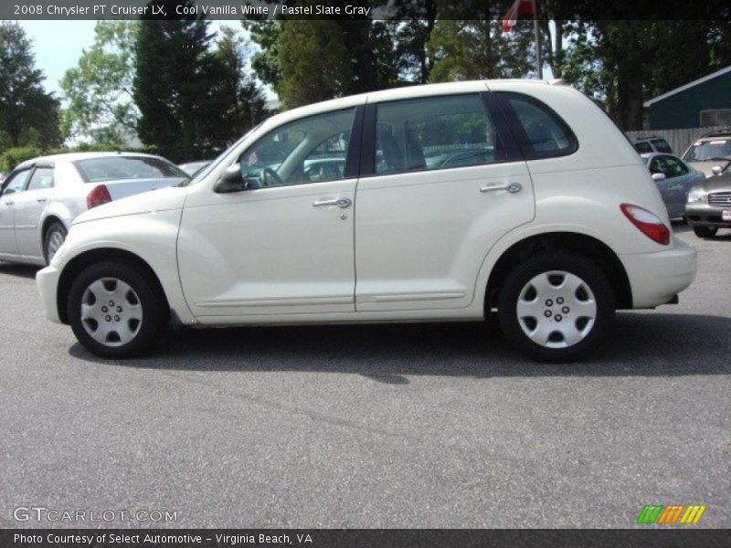 Cool Vanilla White / Pastel Slate Gray 2008 Chrysler PT Cruiser LX