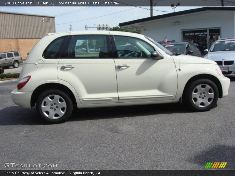 Cool Vanilla White / Pastel Slate Gray 2008 Chrysler PT Cruiser LX