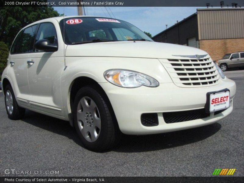 Cool Vanilla White / Pastel Slate Gray 2008 Chrysler PT Cruiser LX