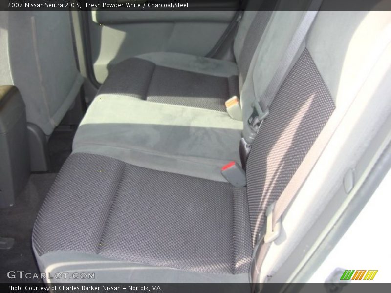 Fresh Powder White / Charcoal/Steel 2007 Nissan Sentra 2.0 S