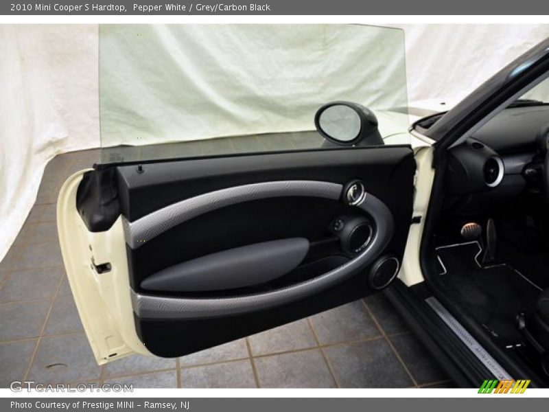 Pepper White / Grey/Carbon Black 2010 Mini Cooper S Hardtop