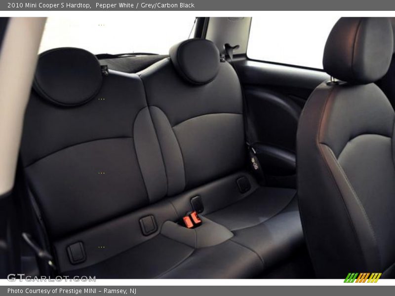 Pepper White / Grey/Carbon Black 2010 Mini Cooper S Hardtop