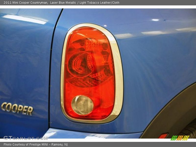Laser Blue Metallic / Light Tobacco Leather/Cloth 2011 Mini Cooper Countryman