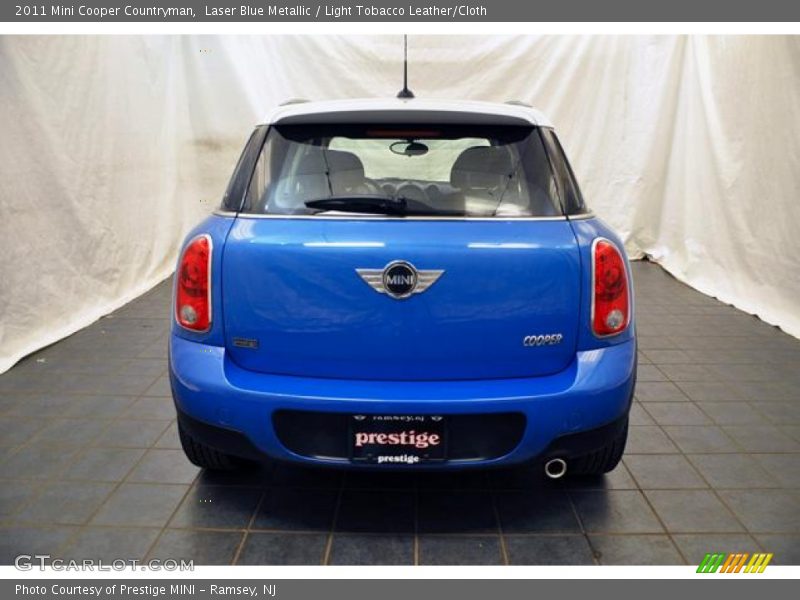 Laser Blue Metallic / Light Tobacco Leather/Cloth 2011 Mini Cooper Countryman
