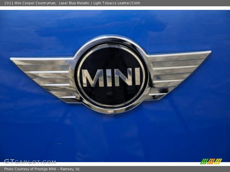 Laser Blue Metallic / Light Tobacco Leather/Cloth 2011 Mini Cooper Countryman