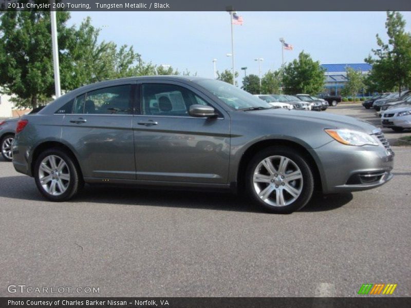 Tungsten Metallic / Black 2011 Chrysler 200 Touring