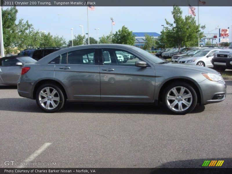 Tungsten Metallic / Black 2011 Chrysler 200 Touring