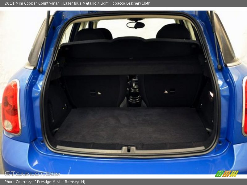 Laser Blue Metallic / Light Tobacco Leather/Cloth 2011 Mini Cooper Countryman