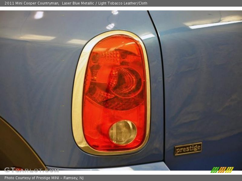 Laser Blue Metallic / Light Tobacco Leather/Cloth 2011 Mini Cooper Countryman