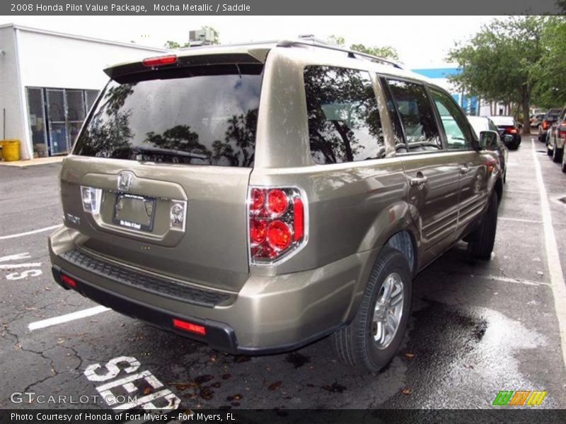 Mocha Metallic / Saddle 2008 Honda Pilot Value Package