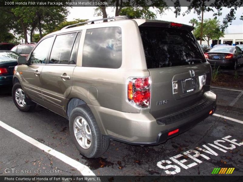 Mocha Metallic / Saddle 2008 Honda Pilot Value Package