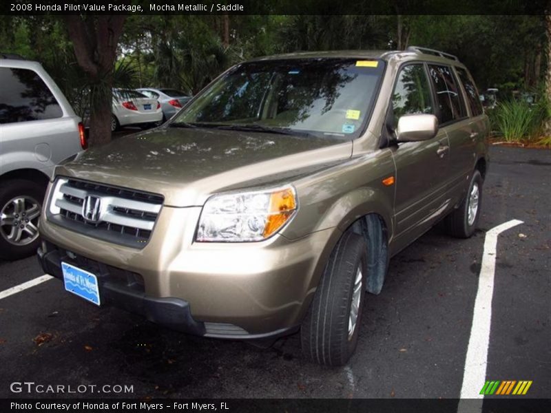 Mocha Metallic / Saddle 2008 Honda Pilot Value Package