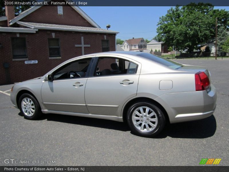 Platinum Pearl / Beige 2006 Mitsubishi Galant ES