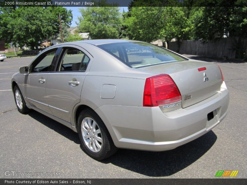 Platinum Pearl / Beige 2006 Mitsubishi Galant ES