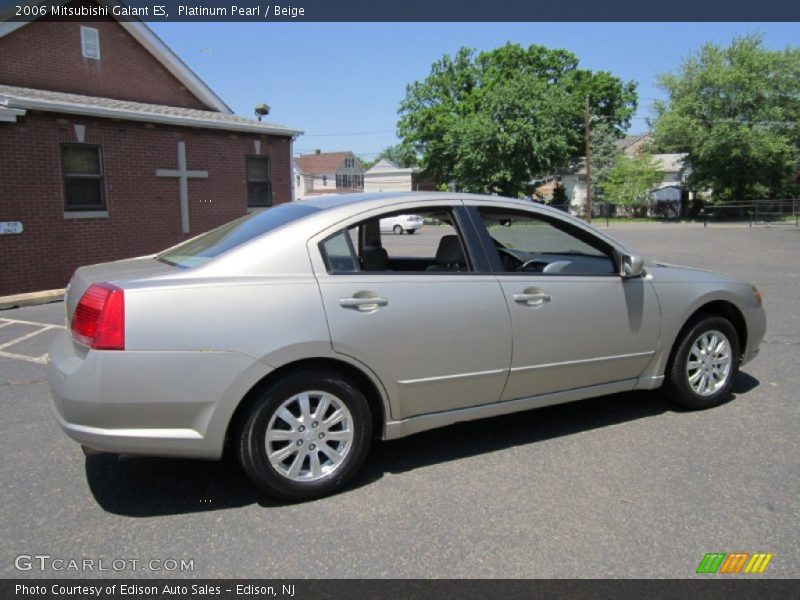 Platinum Pearl / Beige 2006 Mitsubishi Galant ES