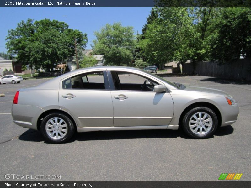 Platinum Pearl / Beige 2006 Mitsubishi Galant ES
