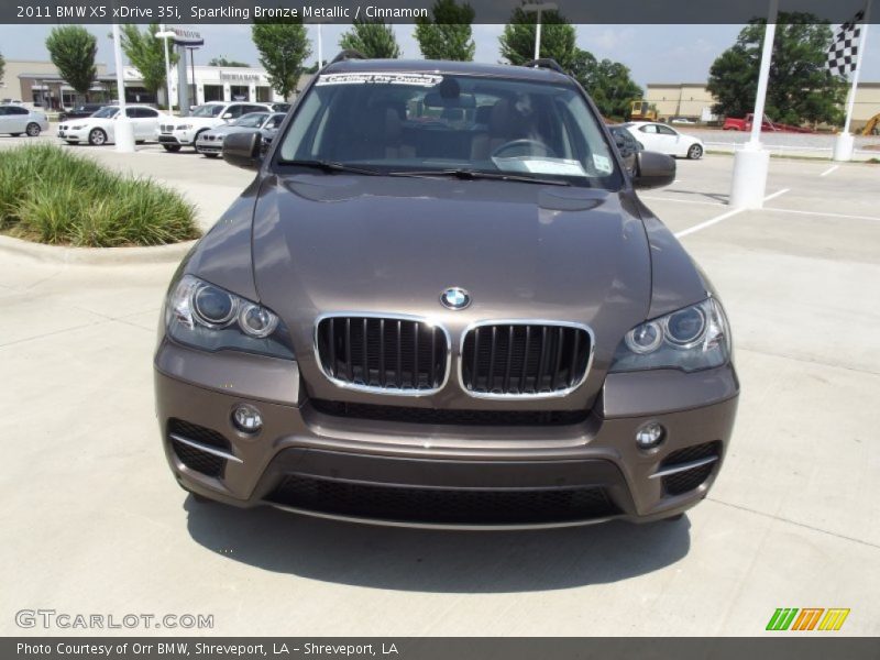 Sparkling Bronze Metallic / Cinnamon 2011 BMW X5 xDrive 35i