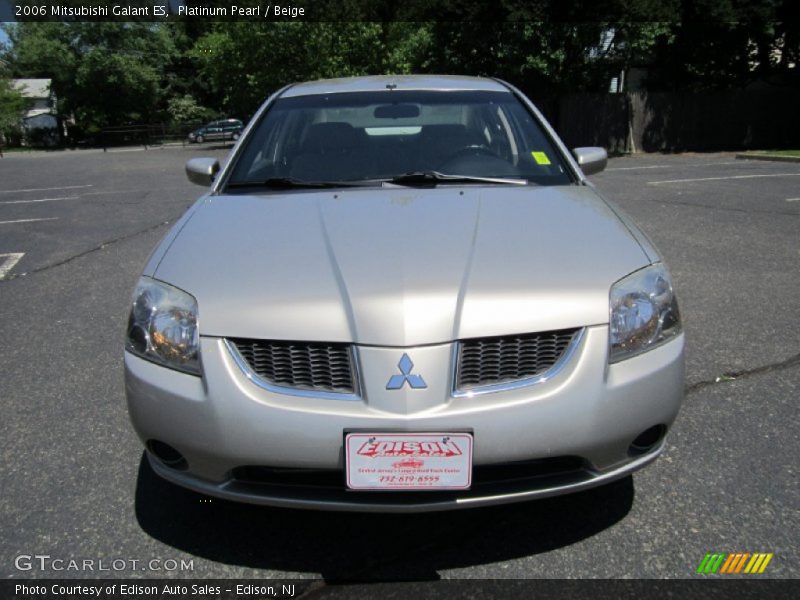 Platinum Pearl / Beige 2006 Mitsubishi Galant ES