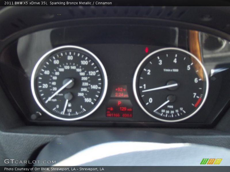 Sparkling Bronze Metallic / Cinnamon 2011 BMW X5 xDrive 35i