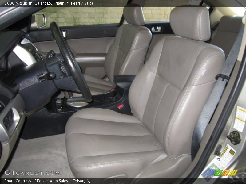 Platinum Pearl / Beige 2006 Mitsubishi Galant ES