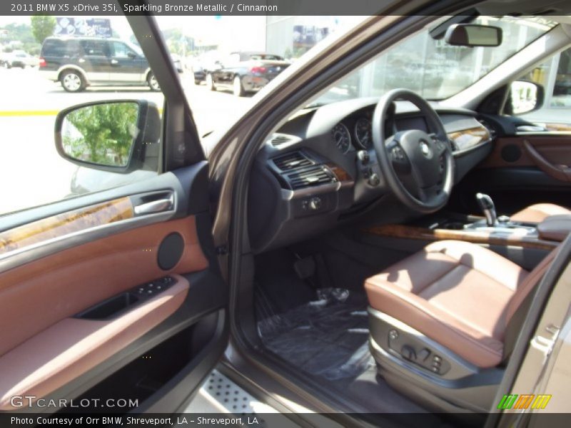 Sparkling Bronze Metallic / Cinnamon 2011 BMW X5 xDrive 35i